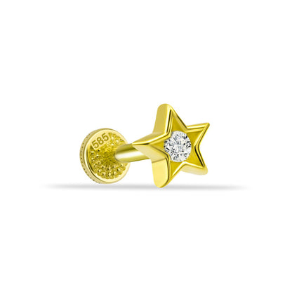 Tiny Star Gold Piercing