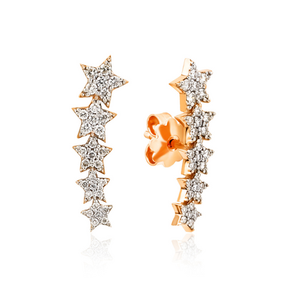 Starry Diamond Earring