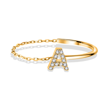 Letter Half Chain Ring