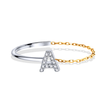 Letter Half Chain Ring