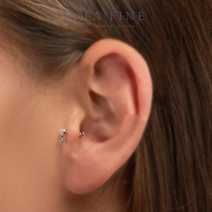 Petit Circle Gold Piercing