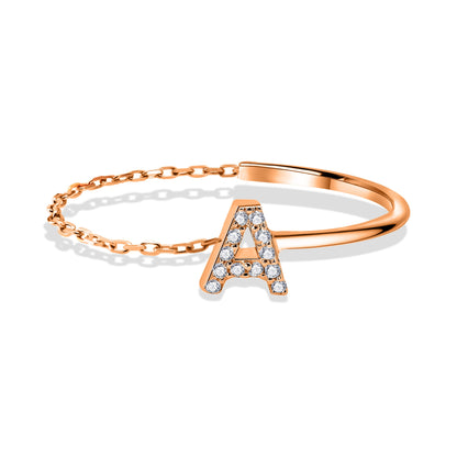 Letter Half Chain Ring