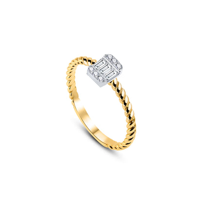 Baguette Modern Ring