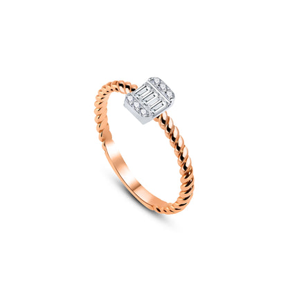 Baguette Modern Ring