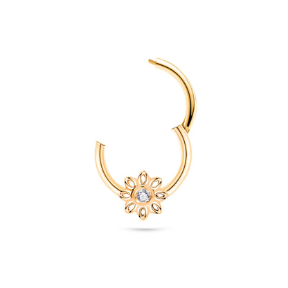 Flower Clicker Gold Piercing