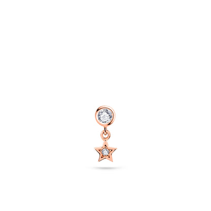 Diamond Star Dangling Gold Piercing