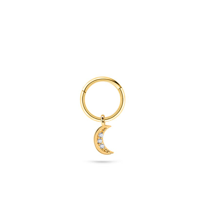 Moon Gold Clicker Piercing