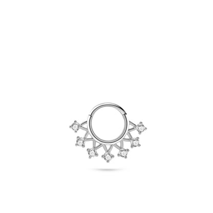 Clown Diamond Gold Clicker Piercing