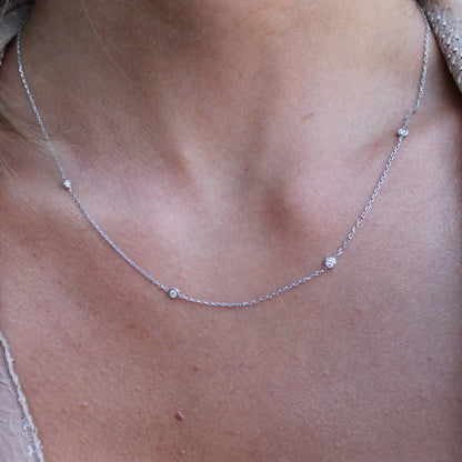 Grain Diamond Necklace