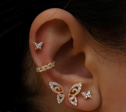 Butterfly Gold Piercing