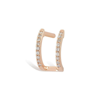 Diamond Cuff Gold Piercing