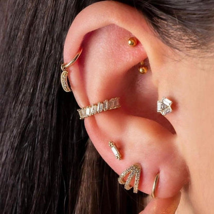 Moon Gold Clicker Piercing