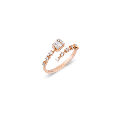 Twist Baguette Ring